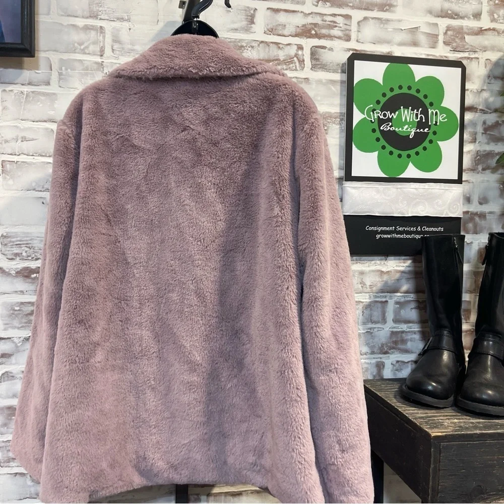 Cuddl Duds Plush Teddy Jacket Womens medium